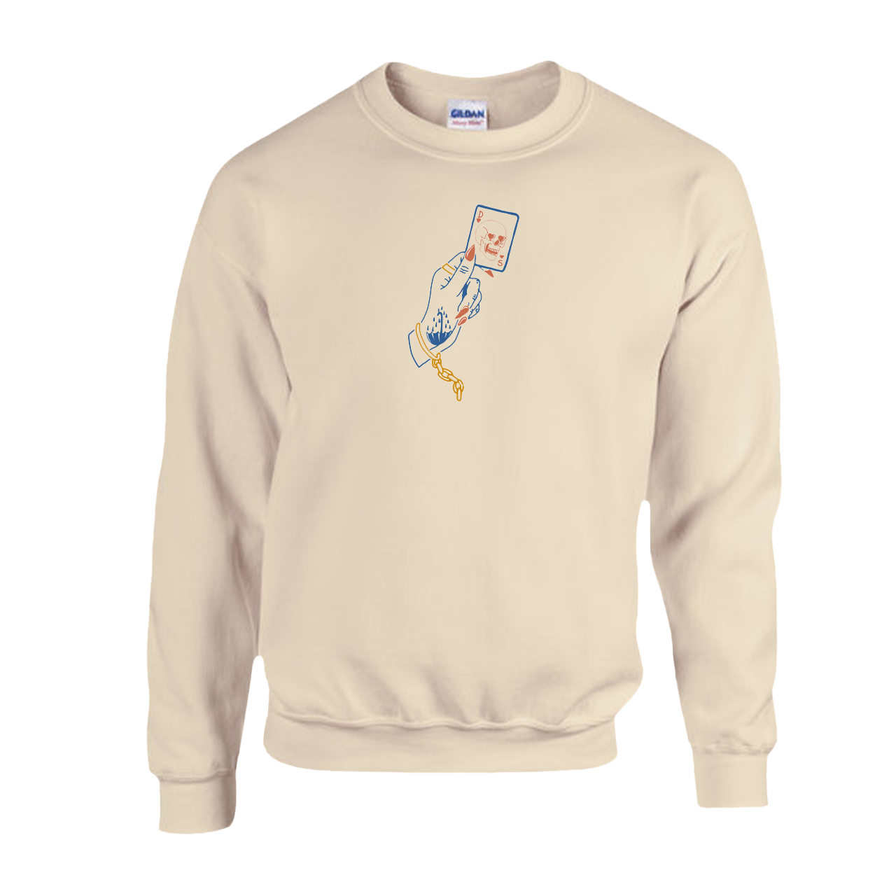 David Shaw Embroidered Crewneck