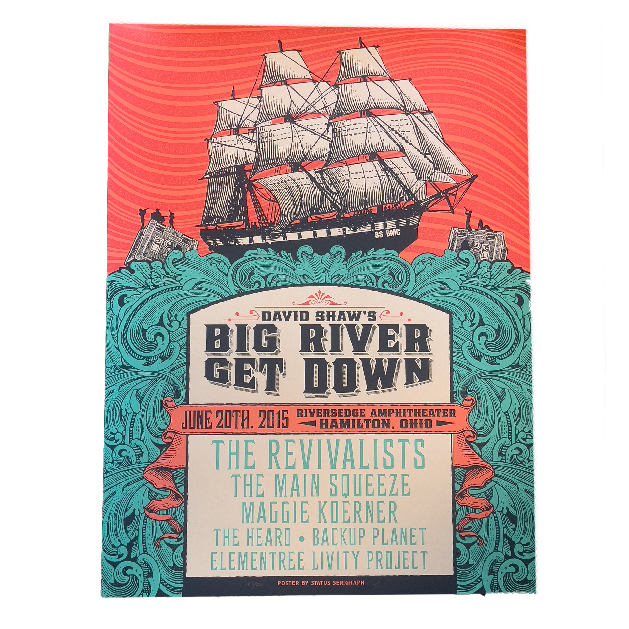 Big River Get Down 2015 Poster