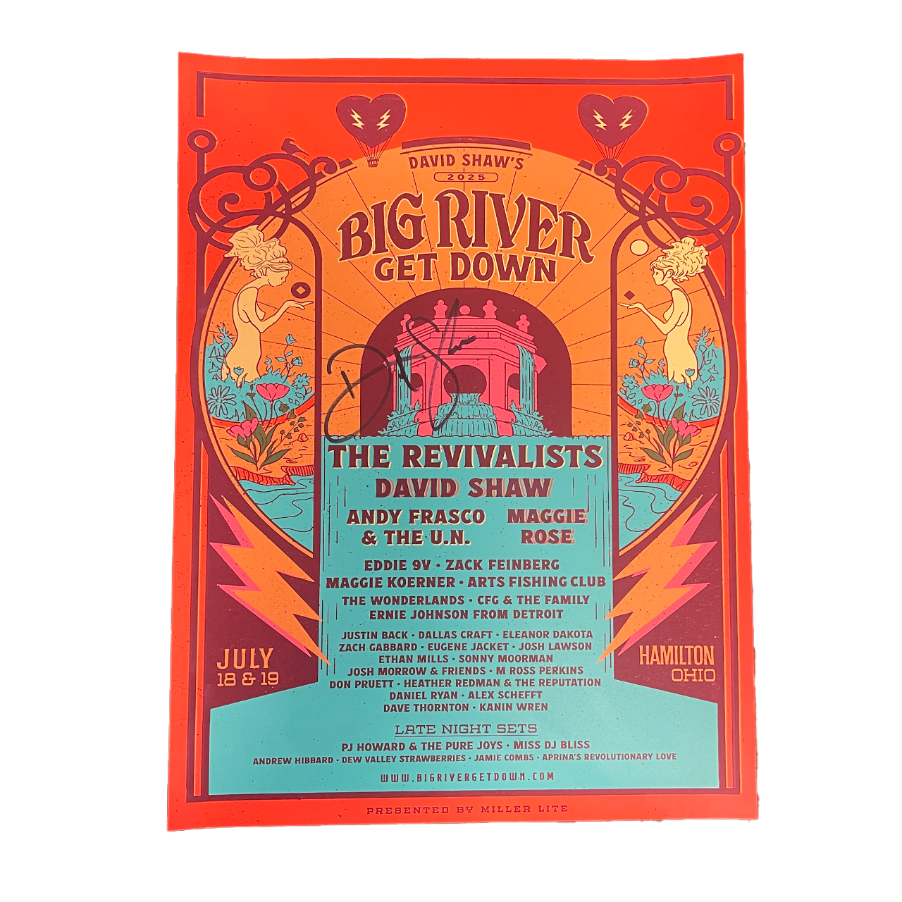 Big River Get Down 2025 Poster (Signed)