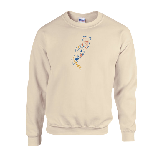 David Shaw Embroidered Crewneck